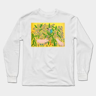 Maria Primachenko - a coward went a hunting 1983 Long Sleeve T-Shirt